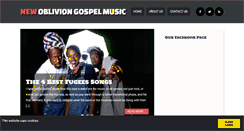 Desktop Screenshot of newobliviongospelmusic.com